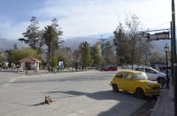 A praça principal de Cafayate, Salta, Argentina