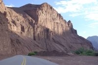 Carretera que pasa por la Quebrada de Cafayate, provincia de Salta, Argentina