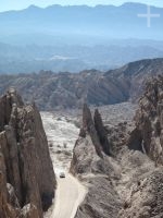 The "Quebrada de Flechas" area, in the Calchaquí valley, province of Salta, Argentina