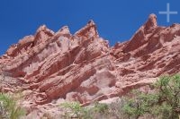 Formaciónes rocosas de la Quebrada de Cafayate, Argentina